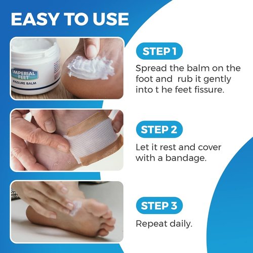 2 in 1 Foot Cream for Dry Cracked Heels - XL Foot Repair Cream for Dry Feet - Suitable for Diabetics - Used by Professionals