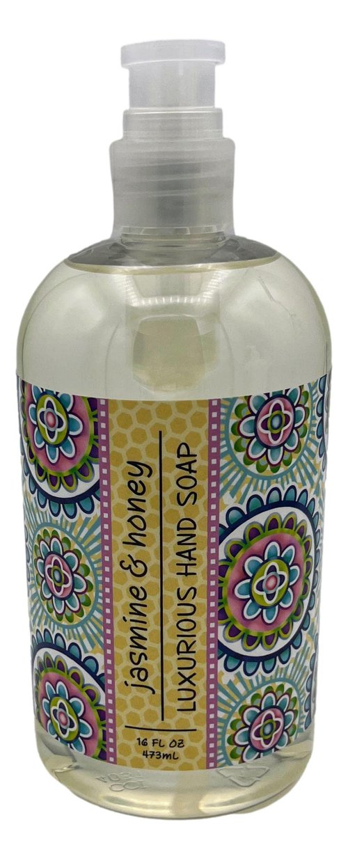 Greenwich Bay Trading Co, Jasmine and Honey Hand Soap and Shea Butter Lotion Set, 16 Ounces Each