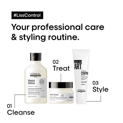 L'Oréal Professionnel Paris Liss Control - Provides Humidity Protection, Smoothing Cream, Manages Frizz and Provides Light Hold For All Hair Types