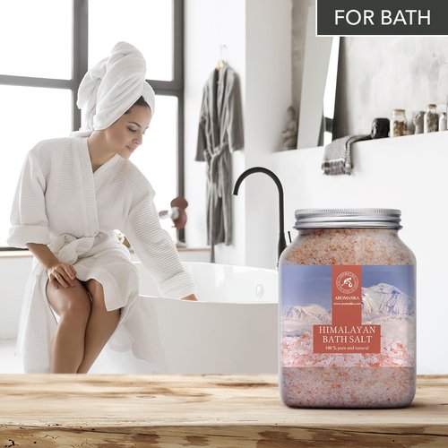 Himalayan Salt Pink Crystal Salt - Set 2x46 Oz -100% Pure & Natural - Himalayan Salt for Stress Relief - Detox Cleanse
