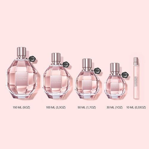 Viktor&Rolf - Flowerbomb Eau de Parfum - Women's Perfume - Floral & Woody - With Notes of Vanilla, Jasmine, & Rose - 0.34 Fl Oz - Travel Size