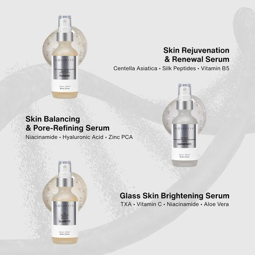 Govertex Clarity Vitamin C Serum - 3% Tranexamic Acid, 10% Vitamin C (SAP), 3.5% Niacinamide & Aloe Vera. Discoloration & Brightening Serum. Evens Skin Tone. Fragrance Free. 2fl oz.