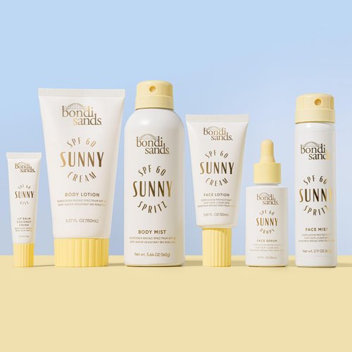 Bondi Sands Sunny Spritz SPF 60 Body Mist, Nourishing + Hydrating Broad Spectrum Sunscreen Spray, Dermatologist-Approved, Water-Resistant, 5.64 Oz