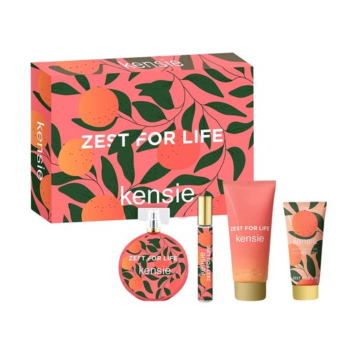 kensie Zest for Life 4 Piece Gift Set EDP, 3.4 fl. oz.