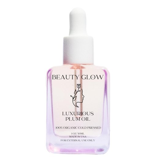 Organic Plum Oil Cold Pressed for Face Anti-Aging Facial Moisturizer Plumping Miracle Serum Natural Skincare Beauty Glow Antioxidant 1 Fl Oz/30mL