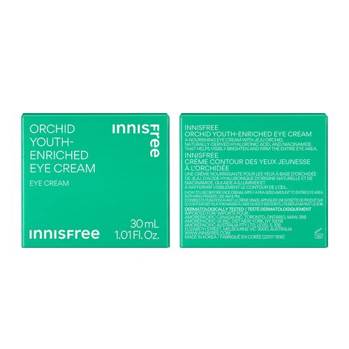 innisfree Orchid Youth-Enriched Eye Cream, Korean Firming Eye Treatment to Smooth Fine Lines