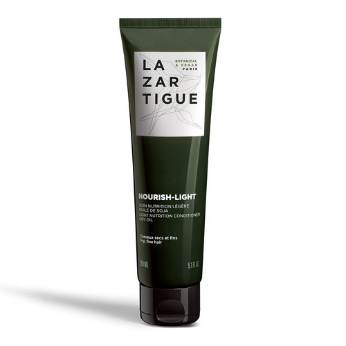 Lazartigue Nourish Light Conditioner, Botanical & Vegan, Silicone-Free, Soybean Oil Enriched, Lightweight Hydration for Dry, Fine Hair, Vegan, Sulfate & Silicone Free, 5.1 Fl Oz