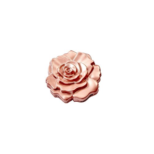 FASHIONCRAFT Dusty Rose Realistic Rose Design Compact Mirror – 2.5” Round Travel Makeup Mirror, Party Favor, Wedding Favor (Pack of 20)