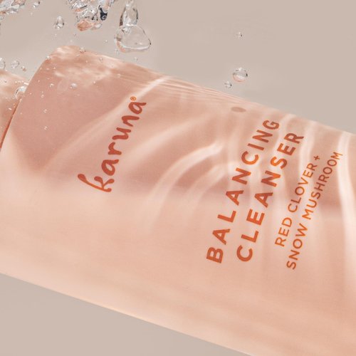 Karuna Balancing Facial Gel Cleanser | Gentle, Non-Stripping Daily Face Wash for All Skin Types | With Niacinamide, Hyaluronic Acid, and Snow Mushroom for Lightweight Hydration |150 ml