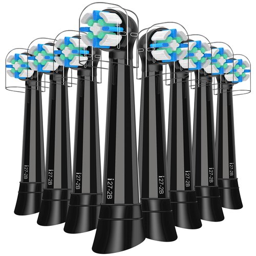 iO Replacement Heads Compatible with Oral b iO 2/3/4/5/6/7/8/9/10 Series Electric Toothbrush,Gum Care Toothbrush Head Compatible with Oral b iO Replacement Heads,Black