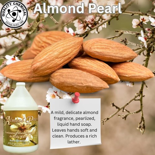 Quality Chemical Almond Pearl Luxury Hand Soap Refill - Liquid Hand Soap Refill - Mild Delicate Almond Fragrance - 128 oz (Pack of 1)