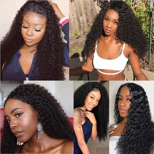 Kinky Curly Bundle Human Hair 8A Unprocessed Virgin Remy Kinky Curly Human Hair 1 Bundle Virgin Hair Kinky Curly 1 Bundle (100g) Natural Color (22")