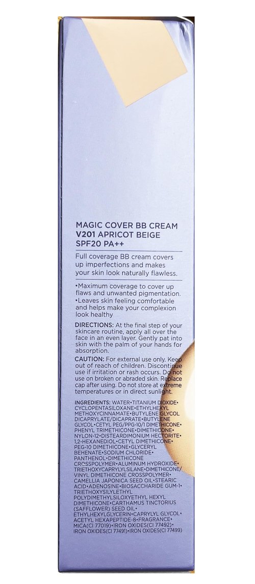 Face It Magic Cover BB Cream V201 APRICOT BEIGE 45ml x 2pc SET