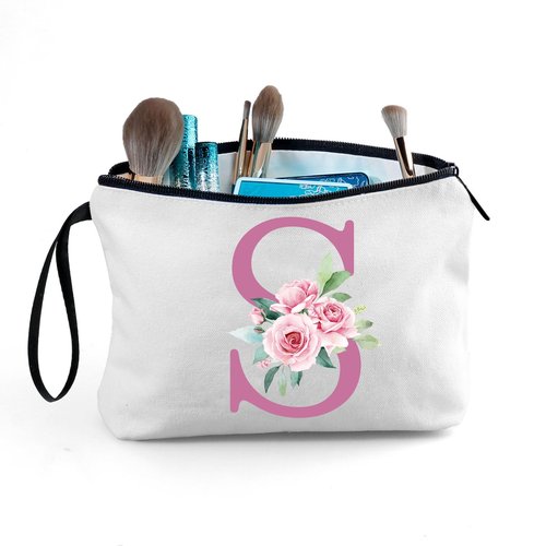 ARIOSEY Gifts for Girls,Monogrammed Gifts,Gifts for Women Birthday Unique,Personalized Makeup Bags for Women,Sister Birthday Gift Ideas,Teenage Girl Presents,Letter s