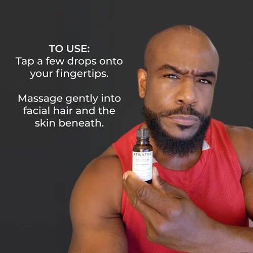 ATWATER Smooth Target 5-in-1 Beard Oil, Men's Beard Conditioner with Argan Oil and Lavender, Hydrates and Softens Facial Hair - 1 oz