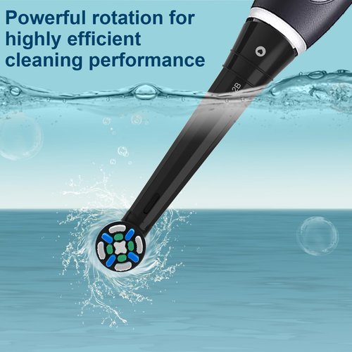 iO Replacement Heads Compatible with Oral b iO 2/3/4/5/6/7/8/9/10 Series Electric Toothbrush,Gum Care Toothbrush Head Compatible with Oral b iO Replacement Heads,Black
