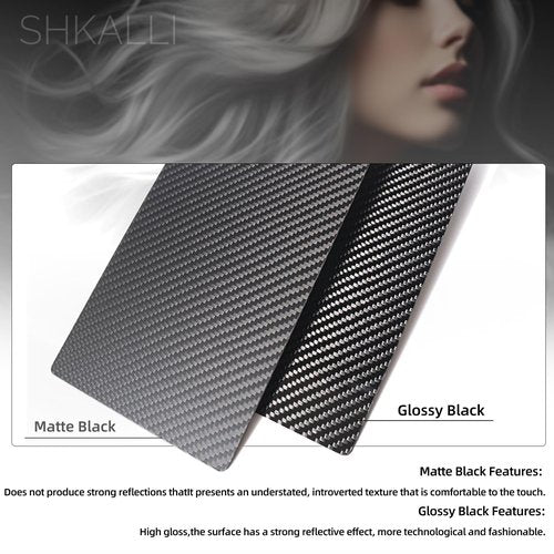 Balayage board from SHKALLI, a hair coloring tool for professional salons and hairdressers - hair coloring board coloring dyeing board.(Matte Black)(Matte B156420TY5)