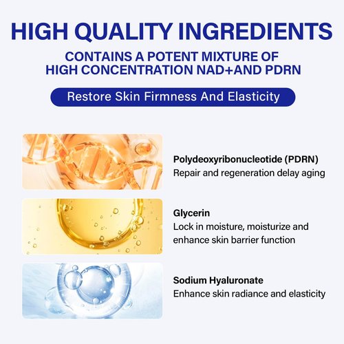 PDRN Serum丨Lifts and firms, Reduces Wrinkles, Deeply Moisturizes丨Peptides, PDRN丨Anti-aging, Improves Dullness