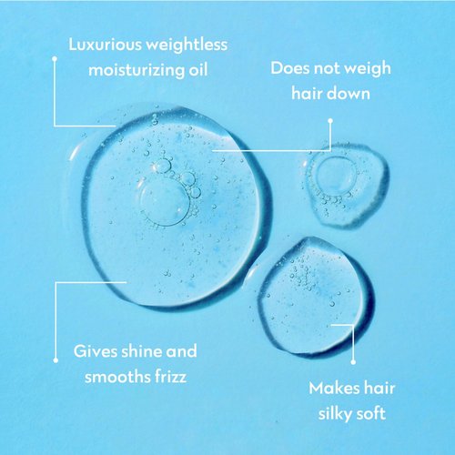 No nothing Hair Oil, Unscented Lightweight Serum for Curly, Frizzy, Dry & Damaged Hair, Frizz Control, Smoothing & Moisturizing Serum for Women, Fragrance Free, Vegan & Cruelty-Free, 1.7 fl oz