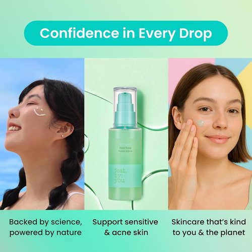 Feat By You ViTassie Forest Energy Vitamin Ampoule Solution - (2.70 fl.oz) Korean Skin Care Serum with Vitamin C, Niacinamide, Hyaluronic Acid, Fast Absorbing, Non-Greasy, Hydrating