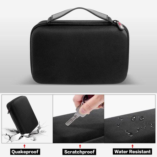 Comecase Case for Hatteker/for oneisall/for Ufree/for Novah Hair Clipper, Beard Trimmer Organizer Storage for Men Hair Cutting Kit Precision Shaver, with Inner Net Bag for Grooming Kit (Case Only)