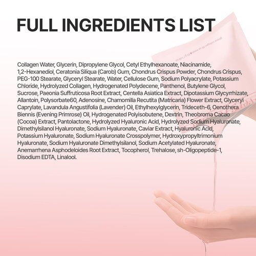 every routine Glossy Collagen Fill Up Mask, Hydrating Hydrogel Face Mask, Firming, Elasticity, Radiance, Anti-Aging Skincare, Korean Beauty, Self Care Gift for Women | 1.48oz (42g) x 4ea
