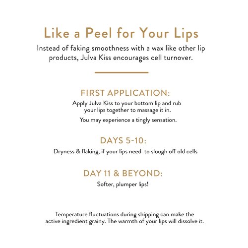 Julva Kiss Lip Renewal Complex by Dr. Anna Cabeca – Botanical Lip Hydrator for Smoothness, Comfort & Daily Confidence – 0.3 oz