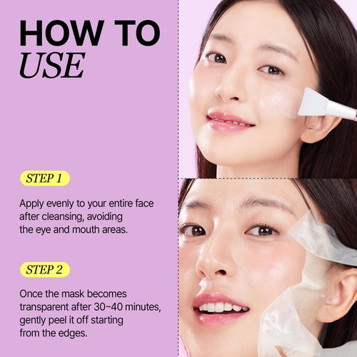VEGANIFECT Deep Pore Minimizing Duo, Collagen Overnight Wrapping Mask & Pore Refining Ampoule, Tightens and Minimizes for Glass Skin