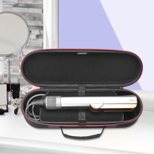 RLSOCO Travel Case for Dyson Airstrait Straightener/Corrale Styler Straightener (Black)
