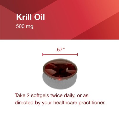 Protocol Krill Oil 500mg - Krill Oil Supplement - DHA & EPA - with Astaxanthin - Supports Heart, Brain, Joints* - Non-GMO & Halal - 60 Softgels