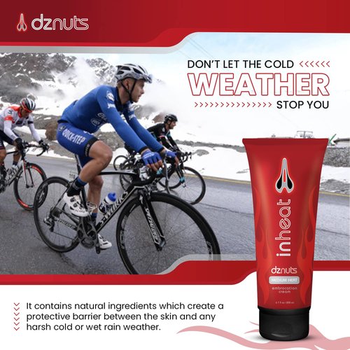 dznuts - Women’s Bliss Chamois Cream with InHeat Embrocation Cream for Cold Weather (Medium Heat)