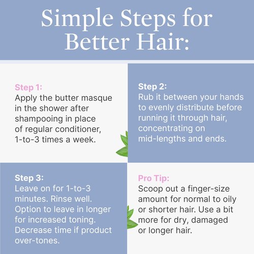 Better Not Younger Silver Lining Purple Hair Mask for Women 40+ – Deep Conditioning Treatment for Gray, Silver & Blonde Hair - Butter Mask with Plant-Based Oils – Hydrates & Neutralizes Brassiness