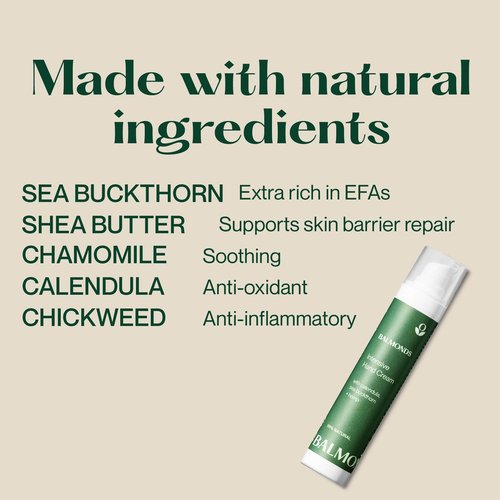 Balmonds - Intensive Hand Cream - 3.5oz. (100ml) - 100% Natural Hand Lotion For Dry Hands - Fragrance Free - Vegan & Cruelty Free - All Skin Types
