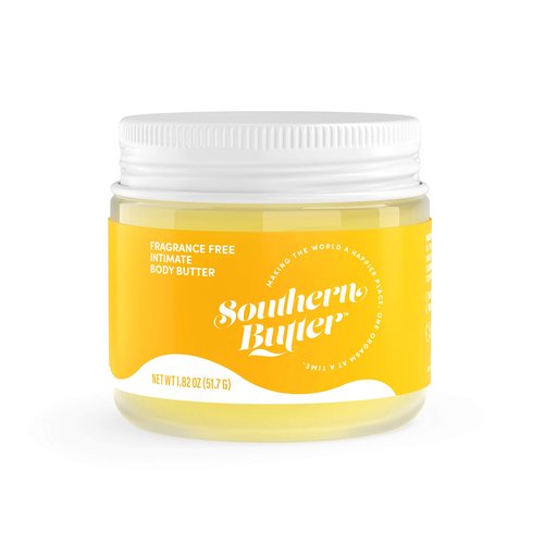Green Goo Southern Butter Natural Intimate Body Butter, Fragrance Free, 1.82-ounce Jar