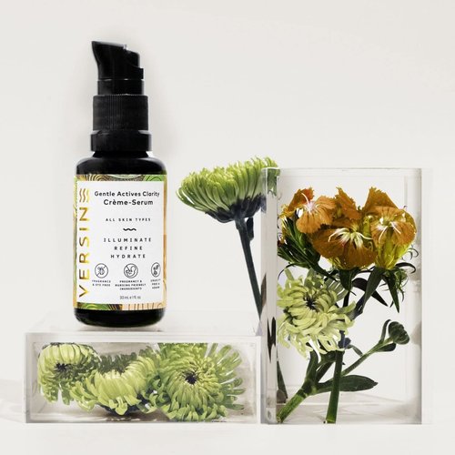 Versine Gentle Actives Face Serum for Normal, Dry, or Sensitive Skin (30ml) | Anti-Aging, Brightening Daily Moisturizer for Women | Safe for Pregnancy, Maternity, Nursing | Clean, Vegan, Cruelty Free