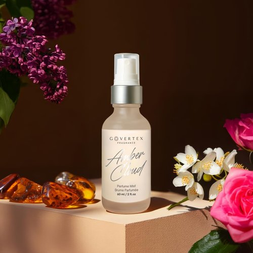 Govertex Amber Cloud Hair & Body Perfume Mist - Citrus, Jasmine, Lilac & Creamy Amber Perfume | 60ml | Signature Women Fragrance - Long Lasting Hair and Body Mist