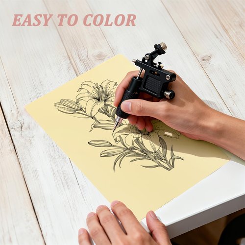 15Pcs Tattoo Practice Skin 3mm 7.68x11.61" Fake Skin Blank Double Sides Fake Tattoo Skin for Beginners and Experienced Artists