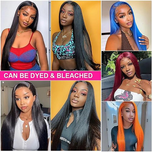 Mstoxic 4X4 Straight HD Lace Closure Human Hair Extensions 12A Brazilian Virgin Remy 100% Unprocessed Human Hair Frontal Free Part Closure Only Pre Plucked With Baby Hair Natural Black 18 Inch