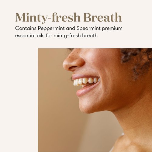 Young Living Thieves Fresh Essence Mouthwash | Alcohol-Free 8 fl oz Mouthwash Infused with Essential Oils | Gentle, Refreshing Oral Care for Long-Lasting Fresh Breath & Healthy-Looking Smile