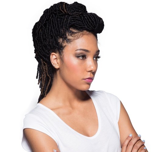 Bobbi Boss Synthetic Hair Crochet Braids African Roots Braid Collection Nu Locs 14" (6-PACK, M1B/27)