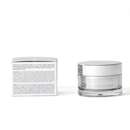 Lepique Retinol Night Cream 1.69oz - No.1 Korean Premium Overnight Repair Cream for Face and Neck - Collagen, Centella, Hyaluronic Acid - Anti aging, Acne, Moisturizer, Face Cream, Hydrating, Firming