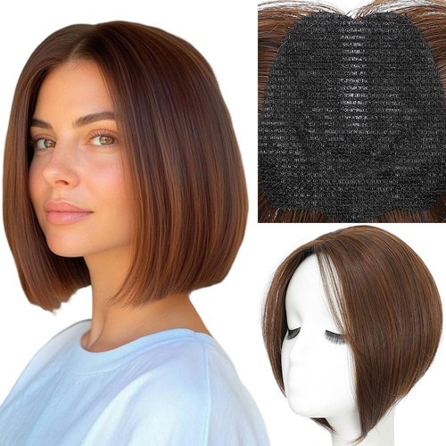 Mekylio Hair Toppers for Women (mst-Chestnut Brown, mst)