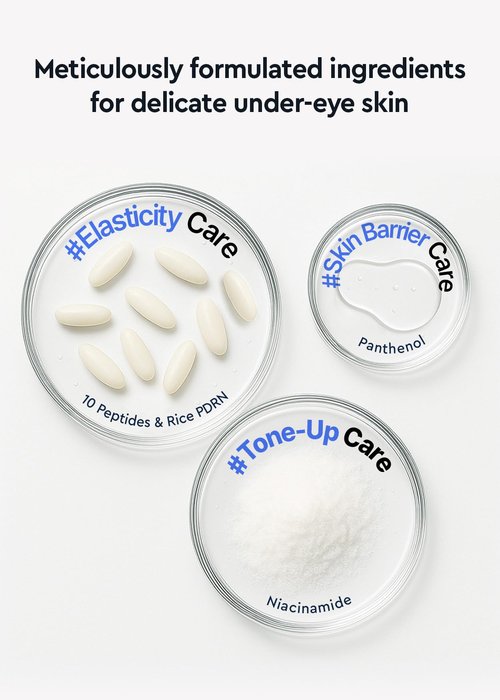 Bewants Peptide-X Firming Eye Serum Stick with Rice-Derived PDRN, Cooling Treatment for Puffiness, Dark Circles & Fine Lines (1 Pack)