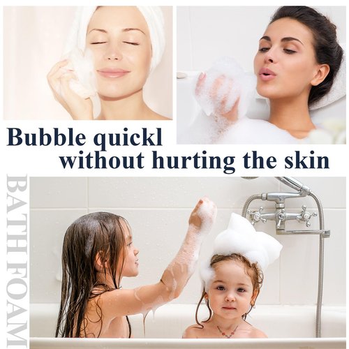 Hushee 240 Pcs Soap Bag Bubble Mesh Bags Exfoliating Soap Pouch with Drawstring for Foaming Drying Easy Bubble Store