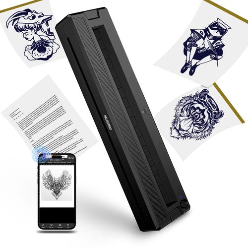 INKLESSPRINT Tattoo Stencil Printer Machine for Tattooing, Portable Bluetooth Thermal Tattoo Transfer Printer for Tattoo Artists & Enthusiasts., Compatible with Android, iOS, Windows
