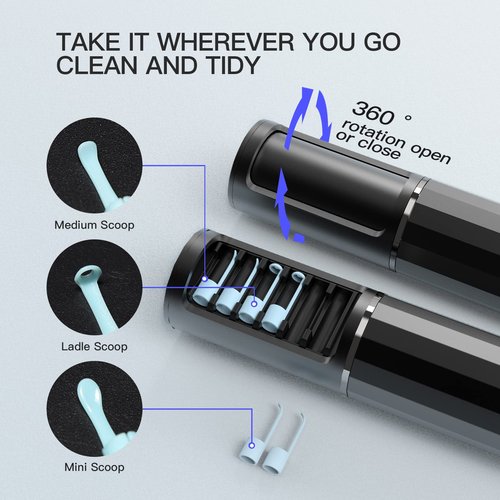 Ear Wax Removal Tool Camera, Ear Cleaner with Camera Earwax Removal kit with Camera, Ear Camera 1080P with 6 LED Lights, Compatible with iOS&Android