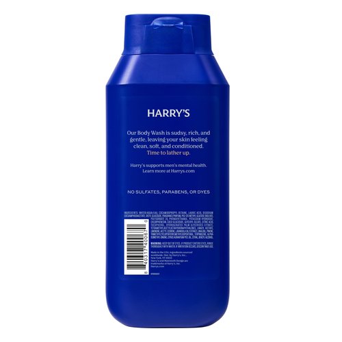 Harry's Men's Body Wash - Redwood - (3 Pack) 18 fl oz - Shower Gel for Men - No Parabens, Sulfates, or Dyes