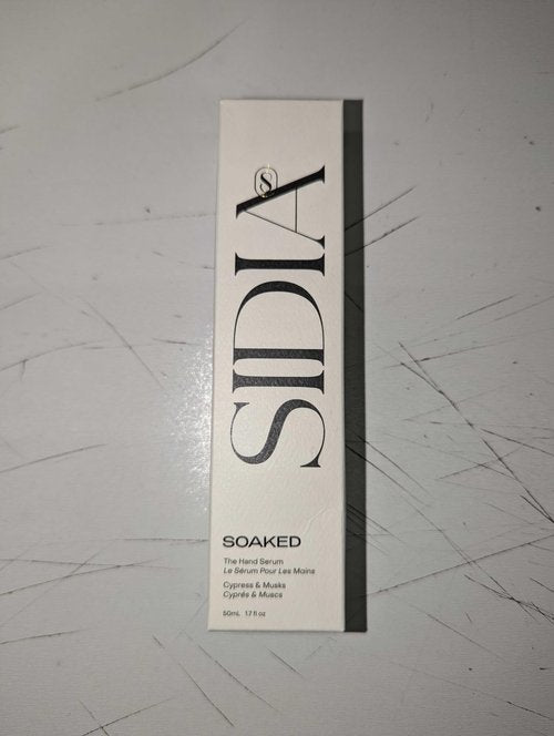 SIDIA - The Hand Serum | Cruelty-Free, Plant-Based, Clean Beauty (Soaked, 1.7 fl oz | 50 mL)