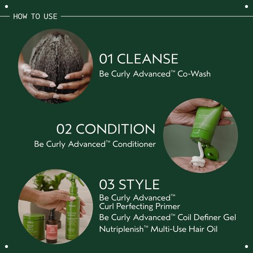 Aveda Be Curly Advanced Co-Wash | Enhances Curl Pattern, Hydrates Curly & Coily Hair | Fights Frizz | Sulfate Free | Silicone Free | 98% Naturally Derived*, 11.8 Fl Oz