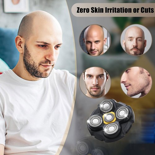 3PCS Shaver Replacement Blades Compatible with MicroTouch Titanium Head,Stainless Steel Material